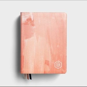 One step closer Bible- Pink Watercolor Cloth